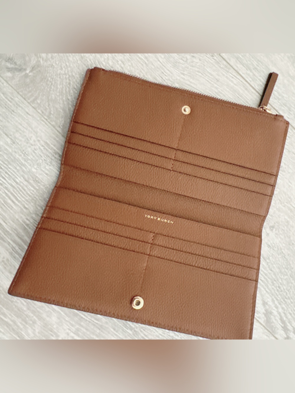 Tory Burch - Slim wallet in cortado - Picture 2 of 3